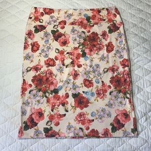 ModCloth body con floral skirt